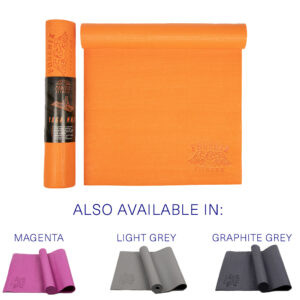 Exercise mat, available in Orange, Magenta, Light Grey or Graphite Grey