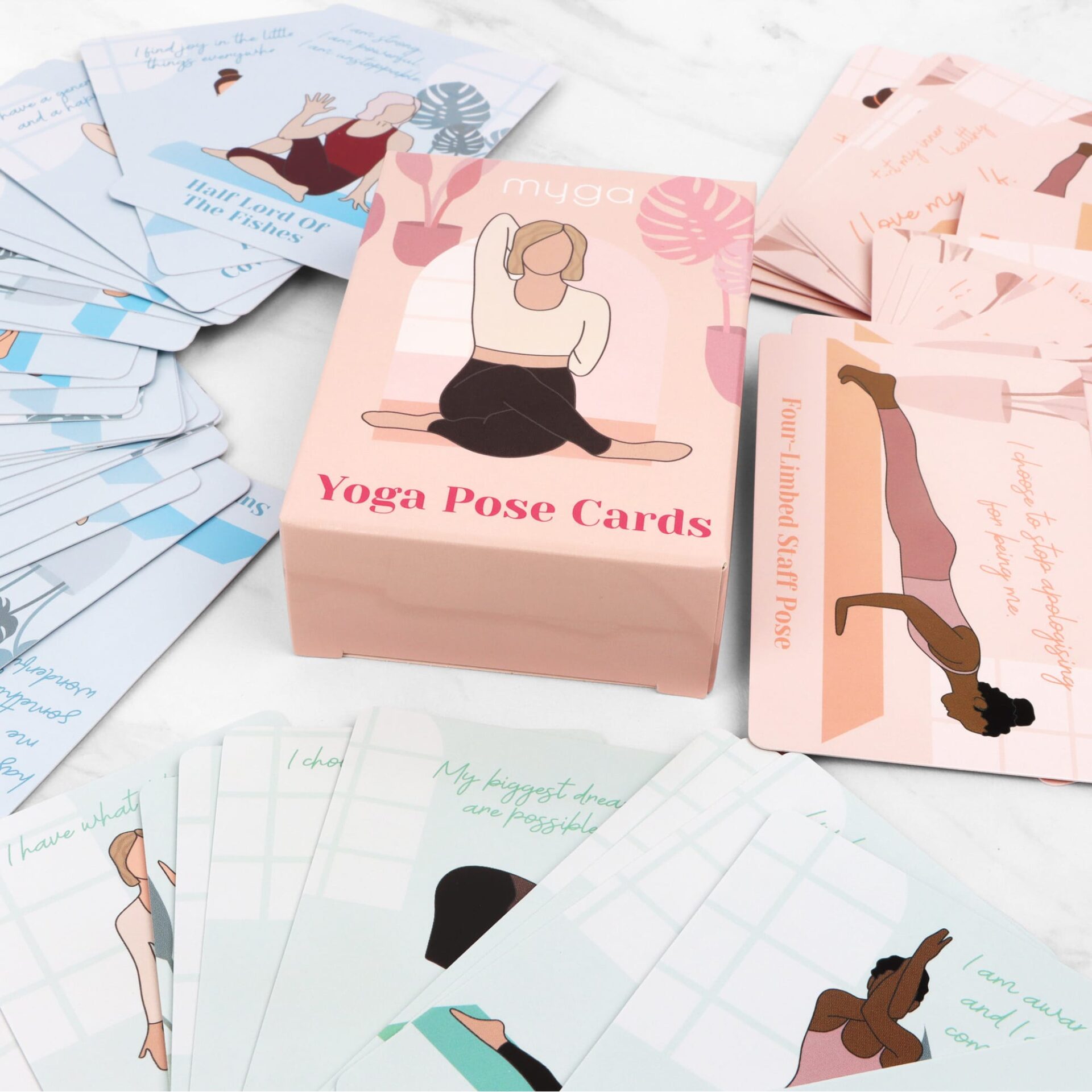 Yoga pose cards
