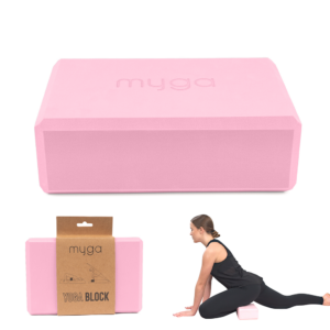 Lightweight Pink Yoga Block