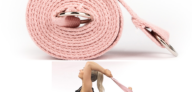 2 in 1 Yoga Strap in Pink, by Myga