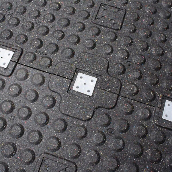 This image shows how the connectors join the tiles togethers