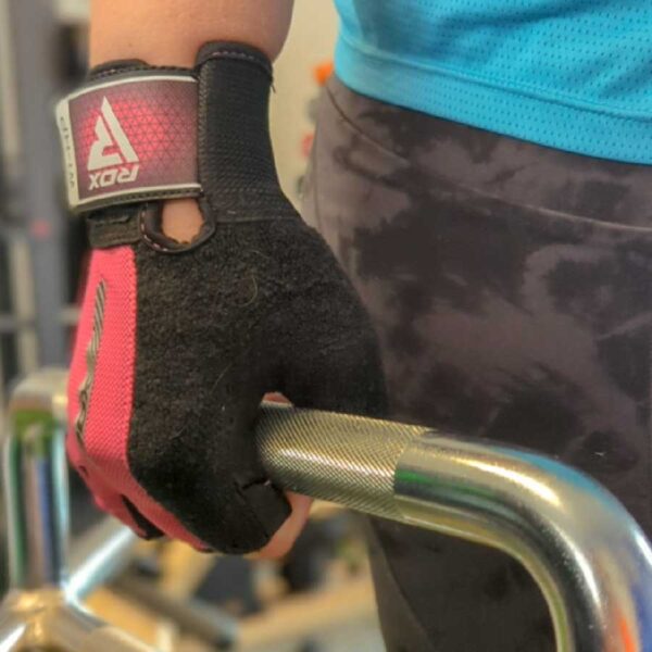 RDX Pink lifting gloves