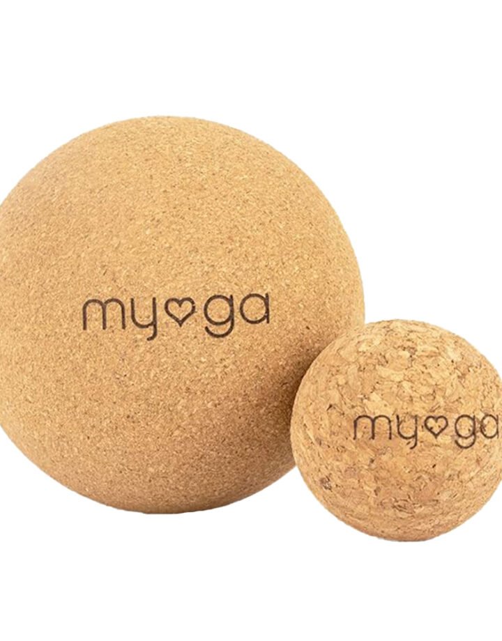 Trigger Point Cork Massage Ball, available in two sizes
