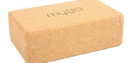 The perfect yoga block for the eco-conscious! Myga 100% cork yoga brick