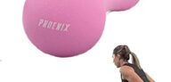 Lead Image of the Pink Phoenix Fitness Ergonomically Bone Designed Cast Iron and Neoprene Finish Pink Dumbbell