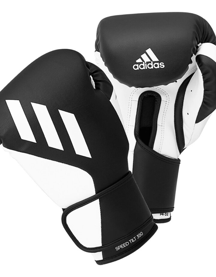 Adidas Speed Tilt 350 Boxing Gloves in Black