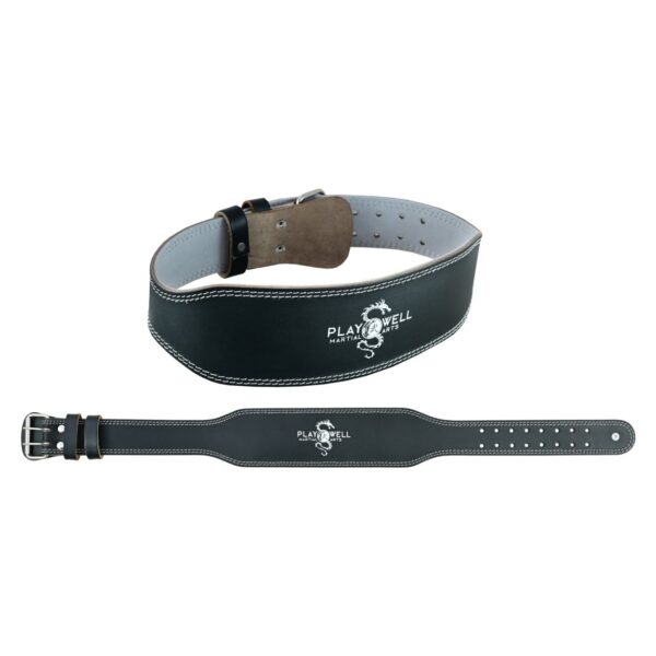 Playwell Belt (ONLY ONE BELT INCLUDED IN THE PRICE) however this image is to showcase what the weightlifting belt looks like, open and closed.