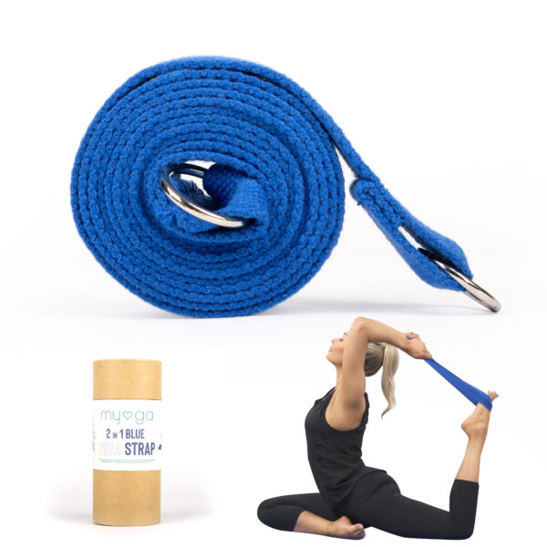 2 in 1, Yoga Stretch band and Yoga Mat Carry