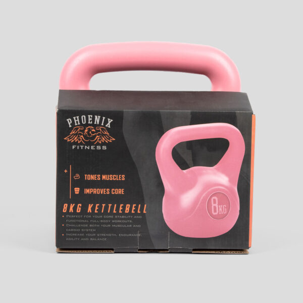 8kg Pink Kettlebell boxed