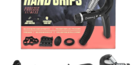 Five piece hand grip set