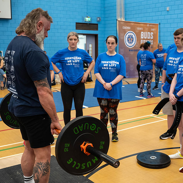 Alan O'Connor running through the basics of a strong deadlift at Together We Lift