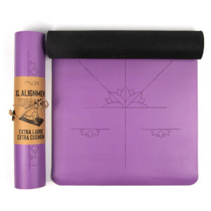 Purple Yoga Alignment Mat