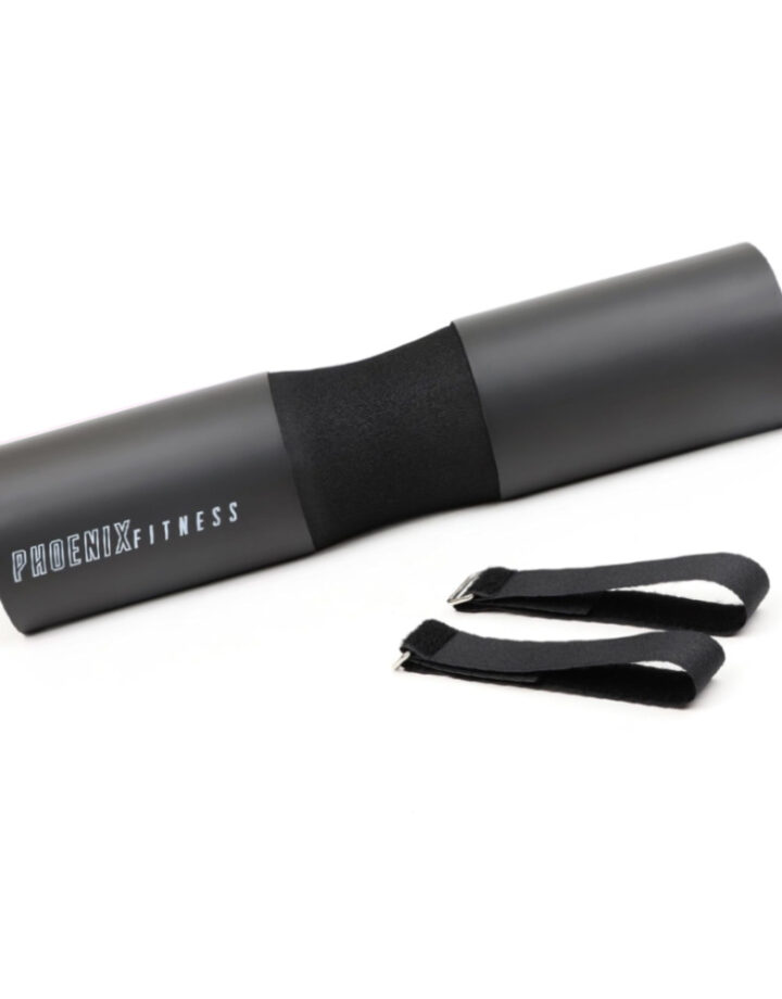 Black barbell pad by Phoenix Fitness