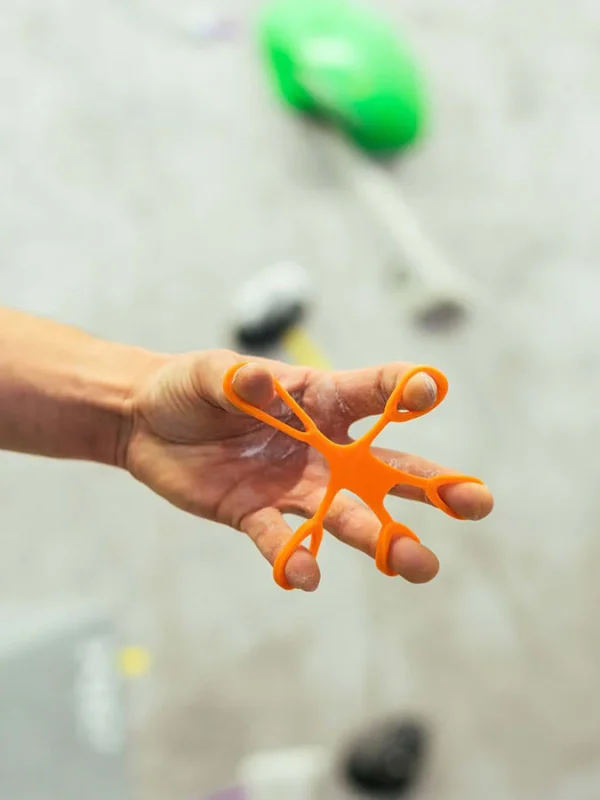 Orange Grip Trainer in use