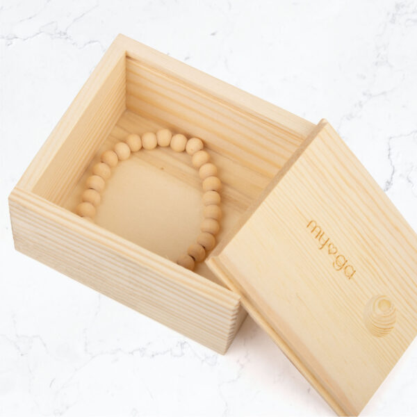 Wooden Gift box for the beaded bracelet