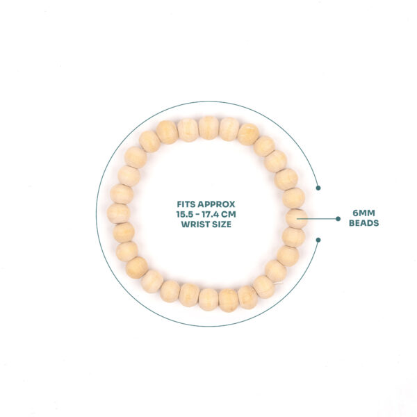 Sizing of the beaded bracelet