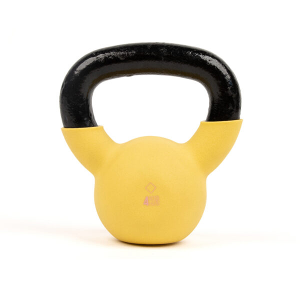 4kg cast iron kettlebell with neoprene non slip coating