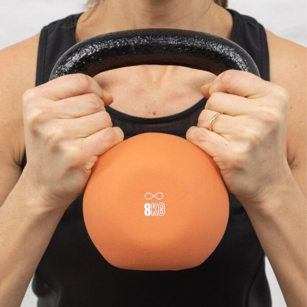 8kg cast iron kettlebell two hand grip