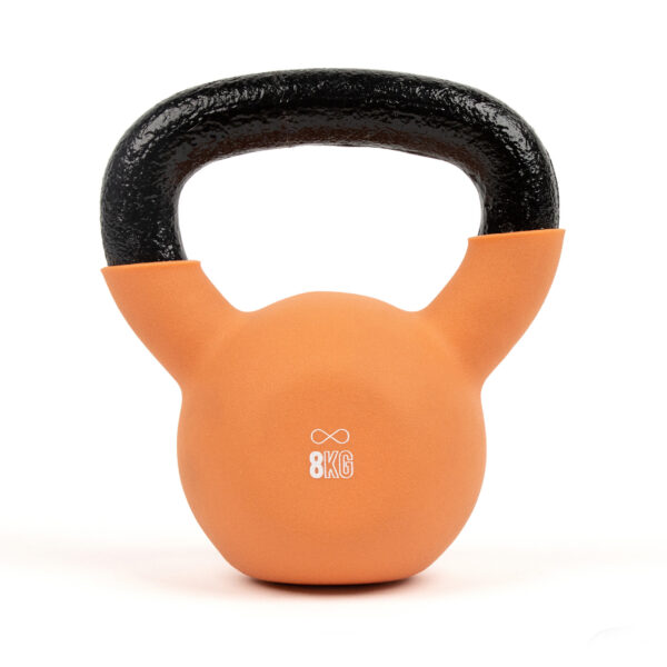 8kg soft grip cast iron kettlebell