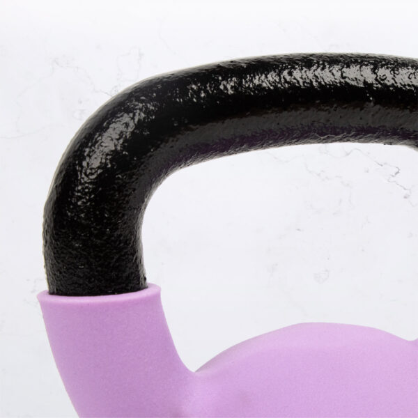 Cast Iron Kettlebell 10kg handle, close up