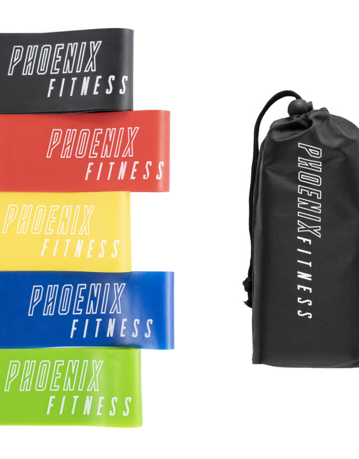 Phoenix Fitness TPR Resistance Bands and carry bag