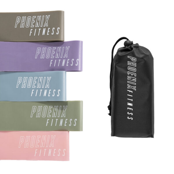 Phoenix Fitness TPR Resistance Bands and carry bag