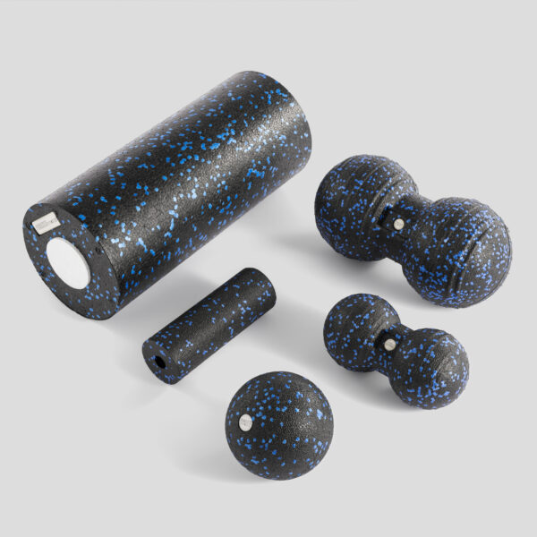 Full set of five foam massage rollers