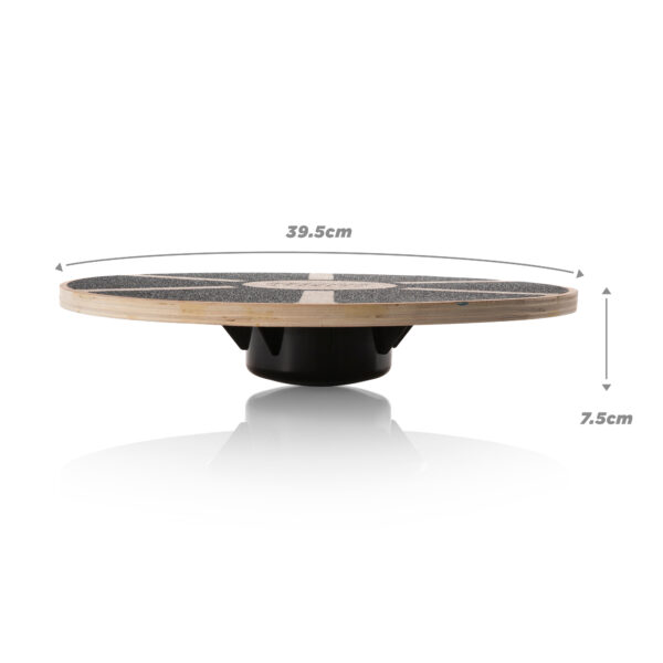 Dimensions of the wooden balance board